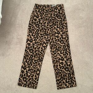 Reformation Leopard Pants